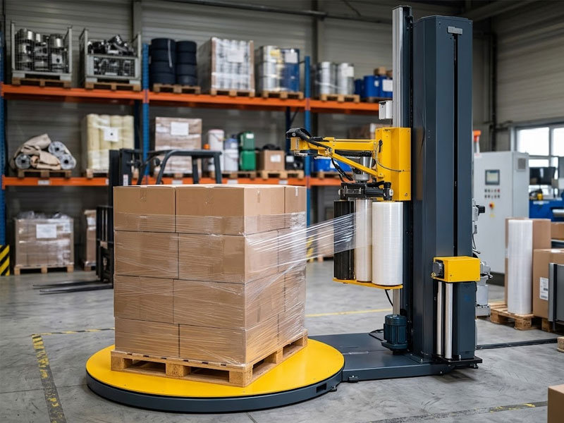 Box-Wrapping-Machine